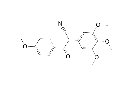 3-(4-Methoxyphenyl)-3-oxo-2-(3,4,5-trimethoxyphenyl)propanenitrile