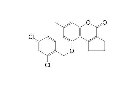 9-[(2,4-dichlorobenzyl)oxy]-7-methyl-2,3-dihydrocyclopenta[c]chromen-4(1H)-one