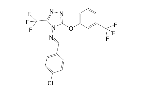 3-(trifluoromethyl)-4-(4-chlorophenylimino)-5-[3-(trifluoromethyl)phenoxy]-1,2,4-triazole