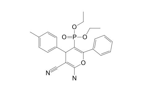 2-AMINO-3-CYANO-5-DIETHYLPHOSPHINYL-4-(4-METHYLPHENYL)-6-PHENYL-4H-PYRAN