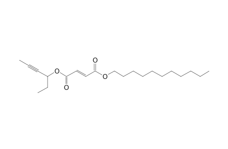 Fumaric acid, hex-4-yn-3-yl undecyl ester