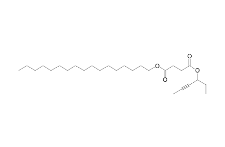 Succinic acid, hex-4-yn-3-yl heptadecyl ester