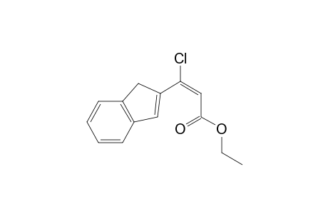 (E)-3-Chloro-3-(1H-inden-2-yl)-acrylic acid ethyl ester