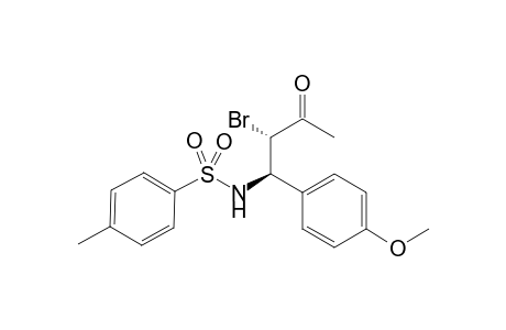 (+/-)-trans-3-Bromo-4-(4-methoxyphenyl)-4-(p-toluenesulfonamido)butan-2-one