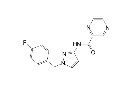N-[1-(4-fluorobenzyl)-1H-pyrazol-3-yl]-2-pyrazinecarboxamide