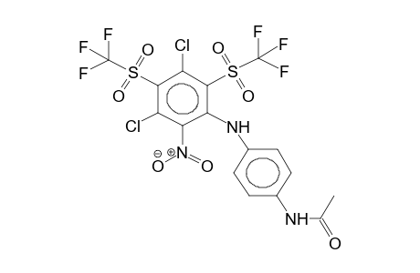 2-NITRO-3,5-DICHLORO-4,6-BIS(TRIFLUOROMETHYLSULPHONYL)-4'-ACETYLAMINODIPHENYLAMINE