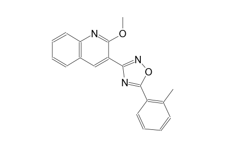2-methoxy-3-[5-(2-methylphenyl)-1,2,4-oxadiazol-3-yl]quinoline