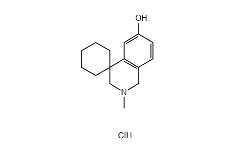 2',3'-DIHYDRO-2'-METHYLSPIRO[CYCLOHEXANE-1,4'(1'H)-ISOQUINOLIN]-6'-OL, HYDROCHLORIDE