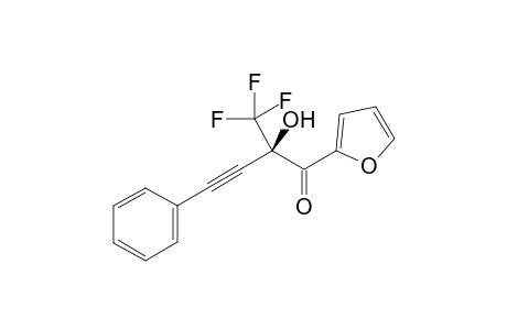 (R)-1-(furan-2-yl)-2-hydroxy-4-phenyl-2-(trifluoromethyl)but-3-yn-1-one