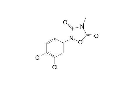 2-(3,4-dichlorophenyl)-4-methyl-1,2,4-oxadiazolidine-3,5-dione