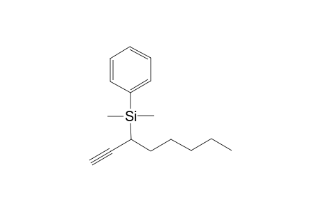 1-Amylprop-2-ynyl-dimethyl-phenyl-silane