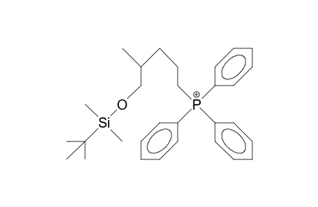 [5-(T-Butyl-dimethyl-silyloxy)-4S-methyl-pentyl]-triphenyl-phosphonium cation