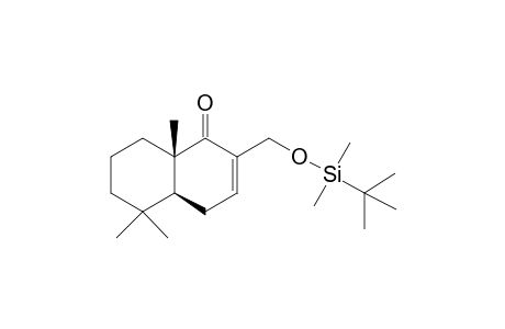 1,4,4a,5,6,7,8,8a-Octahydro-3-(tert-butyldimethylsiloxymethyl)-5,5,8a-trimethyl-(4aS,8aS)-naphthalene-1-one