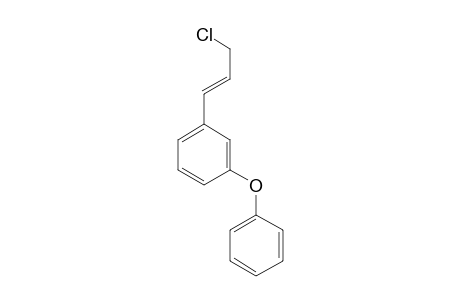 Benzene, 1-(3-chloro-1-propenyl)-3-phenoxy-, (E)-