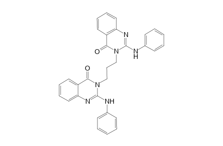 1,3-Bis[3,3'-(2-phenylamino)quinazolin-4(3H)-one]propane