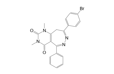 1H-pyrimido[5,4-d][1,2]diazepine-2,4(3H,9H)-dione, 8-(4-bromophenyl)-1,3-dimethyl-5-phenyl-