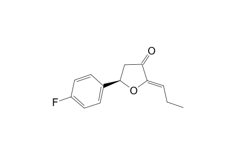 (5R)-2-[(Z)-Propylidene]-3-oxo-5-(4-fluorophenyl)tetrahydrofuran