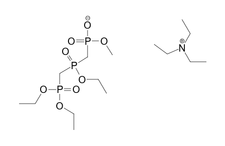 [(DIETHOXYPHOSPHORYLMETHYL)-ETHOXYPHOSPHINOYLMETHYL]-PHOSPHONIC-ACID-MONOMETHYLESTER-TRIETHYLAMMONIUM-SALT