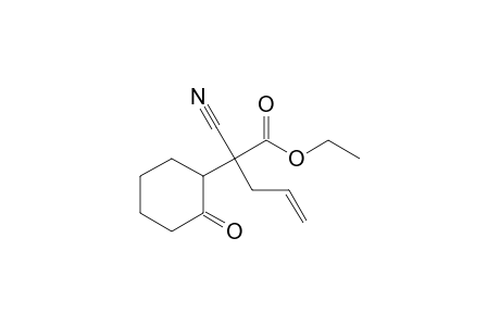 Ethyl 2-cyano-2-(2-oxocyclohexyl)-4-pentenoate