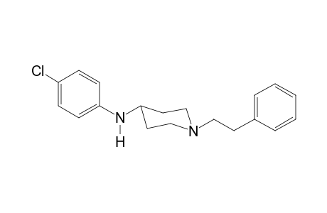 N-4-Chlorophenyl-1-(2-phenylethyl)piperidin-4-amine