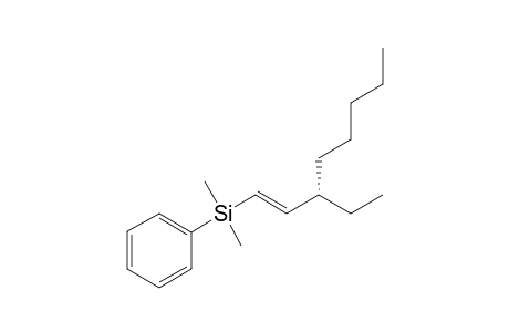 (+)-(3S,1E)- (3-Ethyl-oct-1-enyl)-dimethylphenyl silane
