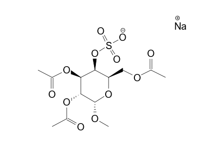 METHYL-2,3,6-TRI-O-ACETYL-ALPHA-D-GALACTOPYRANOSIDE-4-(SODIUMSULPHATE)