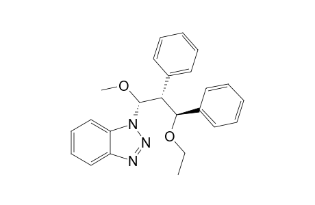 (1R*,2S*,3R*)-3-(BENZOTRIAZOL-1-YL)-1,2-DIPHENYL-1-ETHOXY-3-METHOXYPROPANE