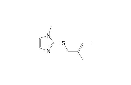 1H-Imidazole, 1-methyl-2-[(2-methyl-2-butenyl)thio]-, (E)-