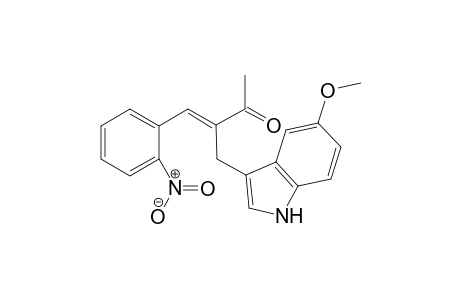 3-((5-methoxy-1H-indol-3-yl)methyl)-4-(2-nitrophenyl)-but-3-en-2-one