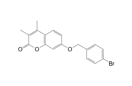 2H-1-Benzopyran-2-one, 7-[(4-bromophenyl)methoxy]-3,4-dimethyl-