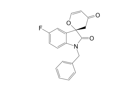 (S)-1-benzyl-5-fluorospiro[indoline-3,2'-pyran]-2,4'(3'H)-dione