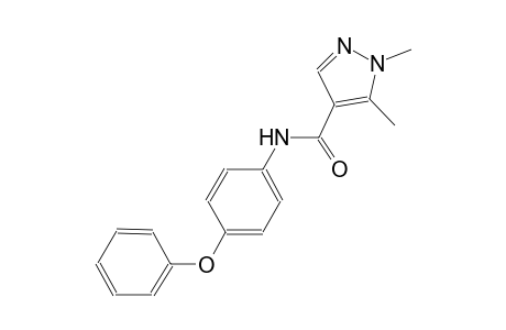 1,5-dimethyl-N-(4-phenoxyphenyl)-1H-pyrazole-4-carboxamide