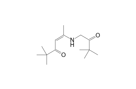 (Z) 5-(3',3'-Dimethyl-2'-oxo-butylamino)-2,2-dimethyl-hex-4-en-3-one)