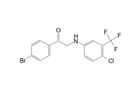 1-(4-bromophenyl)-2-[4-chloro-3-(trifluoromethyl)anilino]ethanone