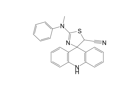 2'-(N-Methyl-N-phenylamino)-5'-cyano-spiro[dihydroacridine-9(10H)-4'-thiazoline]
