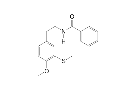 N-(1-[4-Methoxy-3-methylthiophenyl]propan-2-yl)benzamide