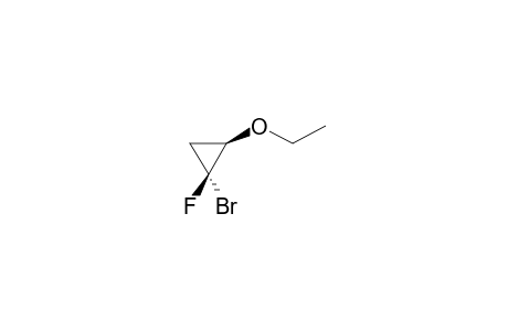 ANTI-1-FLUORO-1-BROMO-2-ETHOXYCYCLOPROPANE