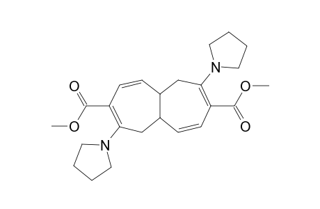 Dimethyl 5,11-dipyrrolidino-bicyclo[5.5.0]dodeca-2,4,8,10-tetraene-4,10-dicarboxylate