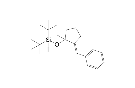 ditert-butyl-iodanyl-[(2E)-1-methyl-2-(phenylmethylidene)cyclopentyl]oxy-silane