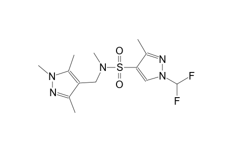 1H-pyrazole-4-sulfonamide, 1-(difluoromethyl)-N,3-dimethyl-N-[(1,3,5-trimethyl-1H-pyrazol-4-yl)methyl]-