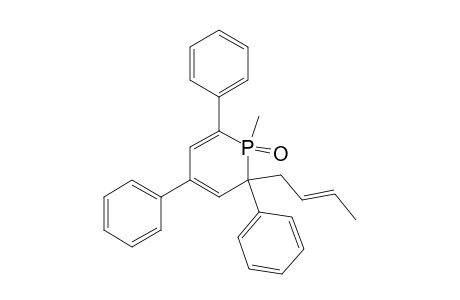 Phosphorin, 2-(2-butenyl)-1,2-dihydro-1-methyl-2,4,6-triphenyl-, 1-oxide, trans-