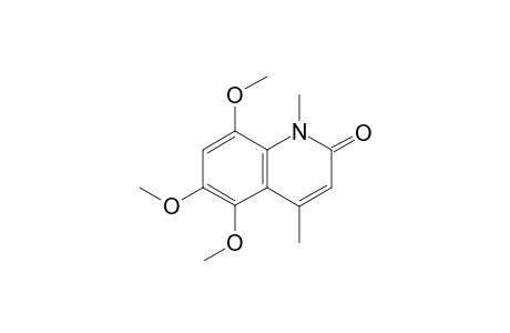 5,6,8-Trimethoxy-1,4-dimethylquinolin-2(1H)-one