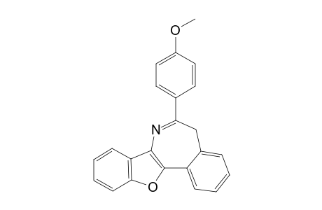 6-(4-Methoxyphenyl)-5H-benzo[d]benzofuro[3,2-b]azepine