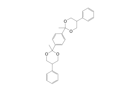 1,4-BIS-(2-METHYL-5-PHENYL-1,3-DIOXAN-2-YL)-BENZENE