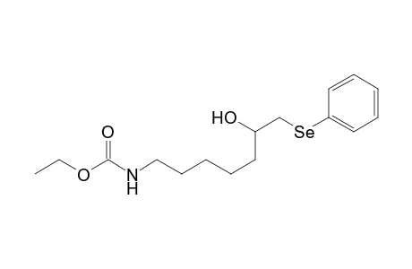 ethyl 6-hydroxy-7-(phenylseleno)heptylcarbamate