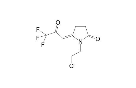 1-(2-Chloroethyl)-5-(3,3,3-trifluoro-2-oxopropylidene)pyrrolidin-2-one