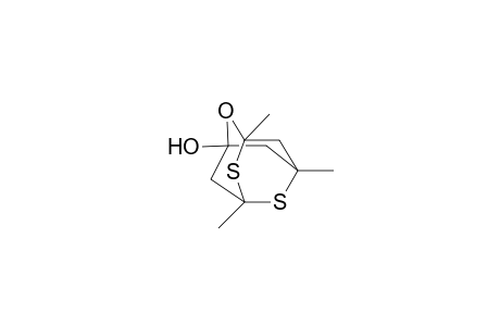 2-Oxa-4,6-dithiaadamantan-1-ol, 3,5,7-trimethyl-, (.+-.)-