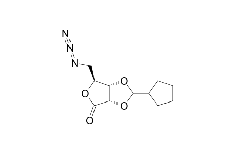5-Azido-2,3-O-cyclohexylidene-5-deoxy-D-ribono-1,4-lactone