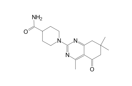4-piperidinecarboxamide, 1-(5,6,7,8-tetrahydro-4,7,7-trimethyl-5-oxo-2-quinazolinyl)-