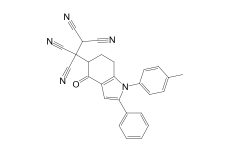 1-(4-Methylphenyl)-2-phenyl-5-tetracyanoethyl-4-oxo-4,5,6,7-tetrahydroindole